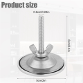2 Inch Kitchen Sink Hole Covers Set Kit Stainless Steel Faucet Hole Cover Sink Tap Hole Plug Cap Kit for Leakage Prevention. 