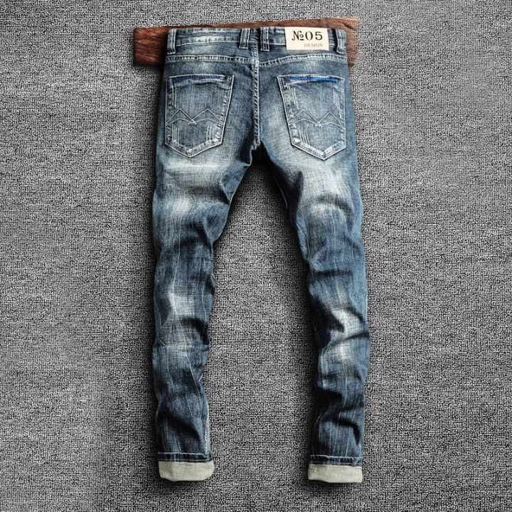 Italian%20Style%20Fashion%20Men%20Jeans%20Retro%20Blue%20Elastic%20Slim%20Fit%20Ripped%20Jeans%20Men%20Trousers%20Vintage%20Designer%20Casual%20Denim%20Pants%20Hombre%20-%20Image%204
