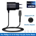 Universal Portable EU Plug Charging Dock USB Cable Adaptor A00390 Shaver Charger For Philips Norelco OneBlade QP2520 QP2521 QP2523 QP2510 QP2511.