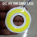 ROUND YX-57.2Y-24 WHITE Color 5W 4V Size 60mm COB SMD LED Light Chip White COB LED Light 4V COB LED Light 5W COB Light COB LED Chip 4V COB LED Chip 5W Light Bulbs high quality.