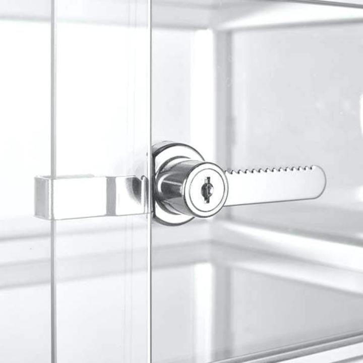 Display Showcase Cabinet Lock Sliding Glass Door Lock With 2 Keys
