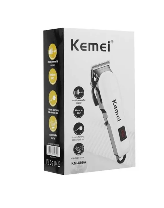 Kemei%20KM-809A%20Digital%20%20Electric%20Rechargeable%20Professional%20Hair%20Clipper%20Trimmer%20-%20Image%208