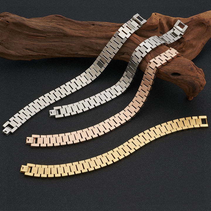 Luxury%20Designer%20Jewelry%20Men%20Bracelets%2015mm%20Stainless%20Steel%20Watch%20Strap%20Mens%20Bracelet%20Gold%20Titanium%20Steel%20Bracelet%20Wholesale%20Gift%20-%20Image%205