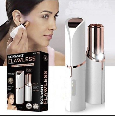 Rechargeable Facial Hair Removal machine For Women / Girls Smooth Skin Painless Hair Eraser