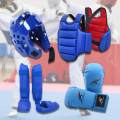 4 Pieces Karate Sparring Gear Thickened Boxing Gloves Vest. 