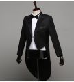 Mens Tailcoat Formal Tuxedo Dress Suit Swallow Tail Coat Male Wedding Jacket Suits Blazers Party Wedding Dance Magic Performance.