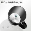 304 Stainless Steel Coffee Cup Mug With Lid Insulated Coffee Mug Double Wall Coffee Tumbler With Handle Heat-resistant Drinkware. 