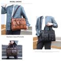 JEEP BULUO Briefcase Bags For Men Business Fashion Office Work Handbags Famous Brand New Design Men's Briefcase 13.5' Laptop Bag. 