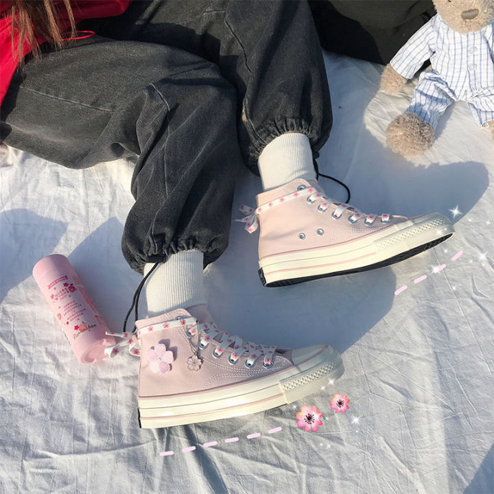 Cherry%20Pink%20Shoes%20High-Top%20Canvas%20Shoes%20for%20Women2022Years%20of%20the%20New%20SummerinsTrendy%20Versatile%20Student%20Cute%20Sneakers%20-%20Image%203