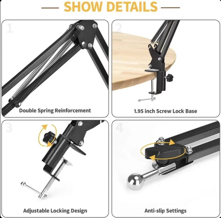 Overhead%20Video%20Stand%20Phone%20Holder%20Articulating%20Arm%20Phone%20Mount%20Table%20Top%20ChromLives%20Scissor%20Boom%20Arm%20Articulating%20Phone%20Stand%20Tablet%20Phone%20Holder%20for%20Streaming%20Phone%20-%20Image%202