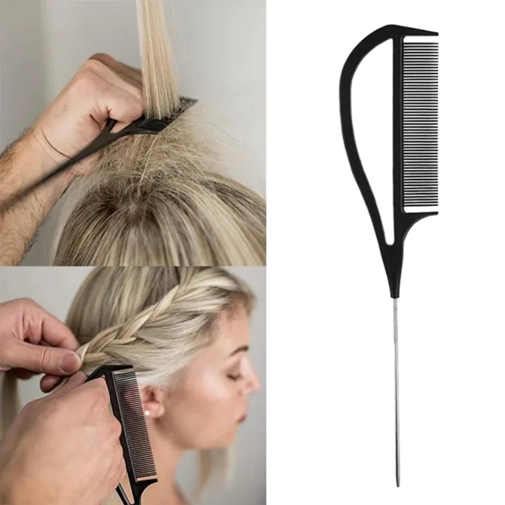 %E3%80%90Daily%20Necessities%20For%20Anyone%20Store%E3%80%91Hairdressers%20Barbers%20Metal%20Tail%20Comb%20Rat%20Tail%20Comb%20For%20Styling%207%20Colours%20Heat%20Fine%20Highlight%20Foiling%20Combs%20-%20Image%204