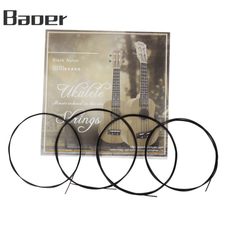 Baoer Nylon Ukulele Strings Tuning Replacement Parts Premium 4 String Guitar Parts Musical Instruments Accessories General Ukulele Tuning Strings For Beginners 4 Pack