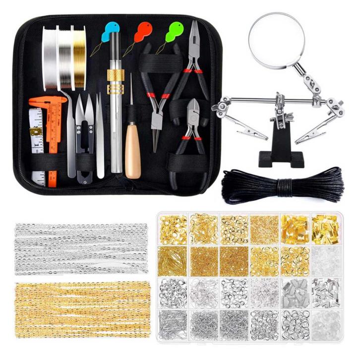 Jewelry Making Kit for Adults Earring Charms Jewelry Wires Jewelry Findings  Helping Hands for Jewelry Making Repair