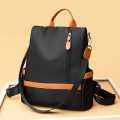 Women Large Capacity Outdoor Tote Bag ( Orange/ black).