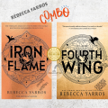 Combo of 2 Books by Rebecca Yarros (Fourth Wing & Iron Flame). 