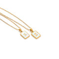 【Lejia】St.kunkka 316L Steel Necklace Pendant A-Z Gift For Women. 