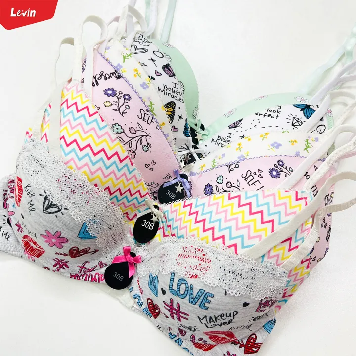 For%2030%20Size%20Women's%20Non%20Wire%20Padded%20Push%20Up%20Bra%20From%20Levin%20-%20Image%204