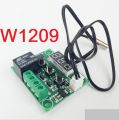W1209 XH-W1209 Digital LED Display Thermostat DC 12V AC 220V Digital Temperature Controller Boards Incubator Switches Module With Waterproof NTC Probe Cables & 10A Relay.