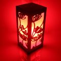 Wooden Table Lamp Flower Style Read -ICNU-2567. 
