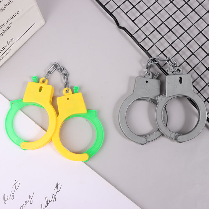 New%201Pair%20Handcuffs%20Toy%20Kids%20Role%20Play%20Footcuffs%20Props%20Party%20Drama%20Cosplay%20Police%20Cop%20Officer%20Costume%20Dress%20Up%20Playing%20Toys%20-%20Image%204