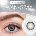 KSSEYE SWAN-GRAY korean lenses for eyes fashion with lenses kit(lens case). 
