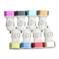 Duel USB Port Car Charger-white. 