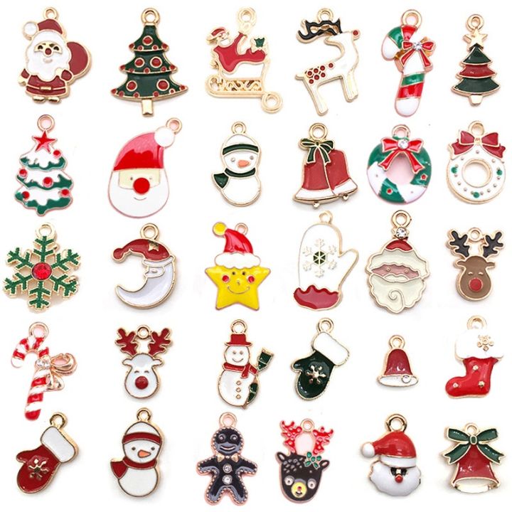 (NEW)%205pc%20new%20Christma%20pendant%20decoration%20gift%20Anta%20Clau%20Christma%20pendant%20for%20jewelry%20DIY%20bracelet%20making%20XMA%20-%20Image%203