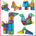Prism color window magnetic piece loose piece building blocks wholesale puzzle puzzle gift children's toys kindergarten large size.