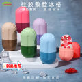 Silicone Ice Roller & Mold Set – Colorful Facial Ice Massager for Skincare, Puffiness & Acne Relief.