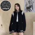 Spring, Autumn and Winter Stars Same StyleinsWoolen Cloth Baseball Jacket Men and Women Students Loose Korean Style Couple Jacket.