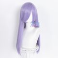 Women Long Bangs 60cm Universal Long Straight Multicolor Modeling Practice Hand Heat Resistant Synthetic Hair Cosplay Wigs.