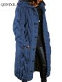 2022 Autumer Winter Long Sleeve Top Crew Neck Women Sweater Knit Cardigan Pull Button Thick Warm Loose Casual Long Coat Oversize.