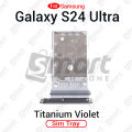 Samsung Galaxy S24 Ultra Dual SIM Tray Replacement Slot Holder for S24 Ultra 5G 6.8" S928U1 SM-S928U Tray Repair Part with Opening Needle (Sim Ejector). 