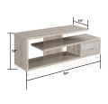 TV Stand with Shelves Multiple Finishes Convenience Concepts Seal II 1 Drawer 60 inch.