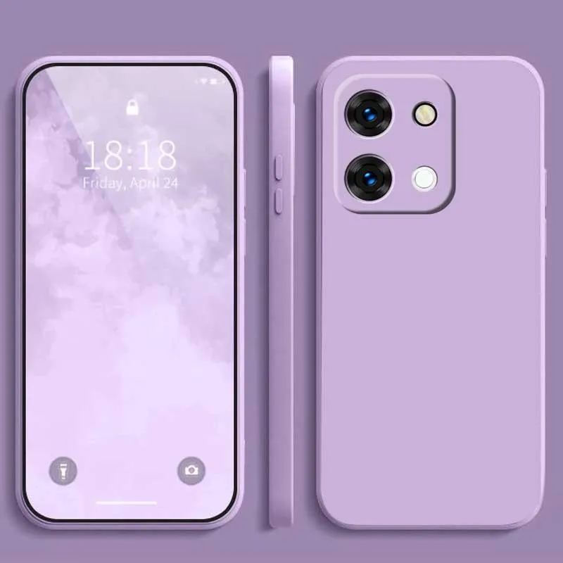 VIVO Y28 4G Liquid Silicon Case Phone Full Camera Bumper Back