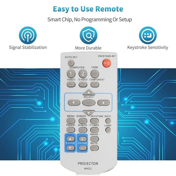 Replace%20Remote%20Control%20MXCZ%20for%20Projector%20PT-VW330U%20-%20Image%207