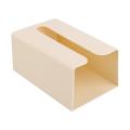 Tissue Box Holder Plastic Wall Mount Facial Tissue Cover Organizer for Bathroom Kitchen Office Household Dust-proof Storage Box.