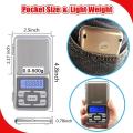 0.1mg–500g Electronic Pocket Scale | Mini Digital Jewellery & Kitchen Weighing Scale.