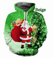 3D Xmas Cute Deer Printing Hoodies For Men Children Fashion Funny Hooded Hoody Women Y2k Harajuku Hoodie Pullovers Clothing Tops. 