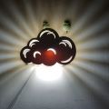 Wall Mounted Cloud Shape Lampshade.