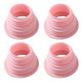4PCS Drain Pipe Hose Silicone Plug Sewer Seal Ring Washing Machine Hose Connector Basin Sink Plug Bathroom Fixture.