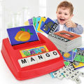 Children Card Letter Machine English Early Educational Picture Literacy Learn English Words Game Teaching Aids Luhuai CVC.