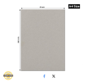 Grey Paper Loose Sheets in Pack of 10, 300gsm A4 size , Ideal for Craft Purposes, drawing, sketching etc. Ideal for : Dry Media, Pens, Inks, Coloured Pencils, Graphite Pencils, charcoals, White Charcoal, Soft Pastels, oil pastels and chalk. Ideal For Prof. 