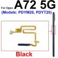 For OPPO A72 A74 A76 A77 A77S 4G 5G Power Button Fingerprint Flex Cable Touch Side Finger Print Sensor Flex Ribbon Parts. 