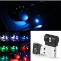 1/5Pcs Mini USB Light LED Modeling Car Ambient Light Neon Interior Light Home Party Car Decoration Night Light Car Accessories. 