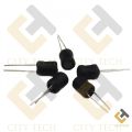 5Pcs- Inductor Coil Radial Inductor 470uH Magnetic Core Drum Core Choke Power Inductor Through Hole Lead For PCB Board Electronics Projects DIY.