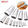 14 Pcs Caulking Tools Caulk Nozzle Applicator Caulking Epoxy Piston Nozzle Accessories Silicone Sealant Nozzle.