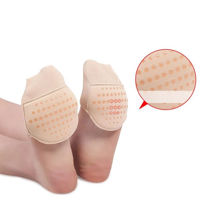 Women's%20Invisible%20Toe%20Cover%20with%20Padding%20Toe%20Topper%20Liner%20Socks%20Non-Skid%20Bottom%20for%20High%20Heels%20Insert%20Insole%20Heel%20Protector%20-%20Image%204