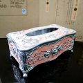 European Style Living Room Tissue Box Holder Cover (Colour as Per Stock). 