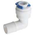Water Purifier RO Membrane Housing Elbow Connector Suitable for All RO Models, 1/4 (White) Price for 1pcs. 